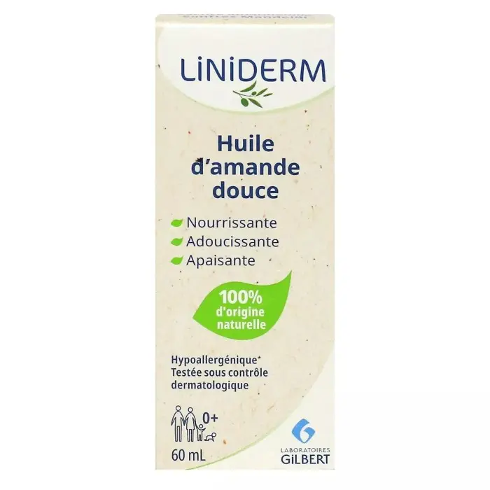 Gilbert Huile d'Amande Douce 60ml Crème hydratante - Gilbert