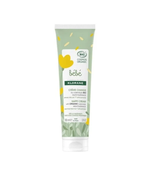 Klorane Baby certified organic diaper change cream 100 ml