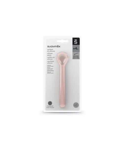 Suavinex silicone spoon 4m+ Pink 2