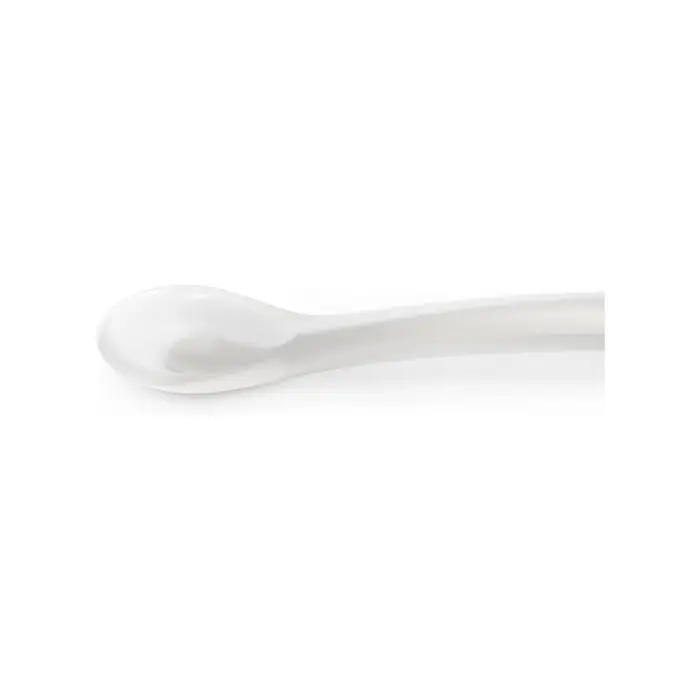 Suavinex Cuillère en silicone 4m+ Blanc Vaisselle bébé -