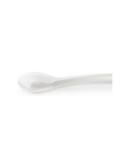 Suavinex Cuillère en silicone 4m+ Blanc dans Vaisselle bébé chez Baby And Mom Maroc