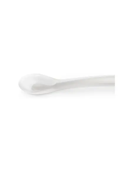 Suavinex Cuillère en silicone 4m+ Blanc Vaisselle bébé -