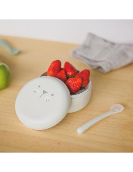 Suavinex Cuillère en silicone 4m+ Blanc dans Vaisselle bébé chez Baby And Mom Maroc
