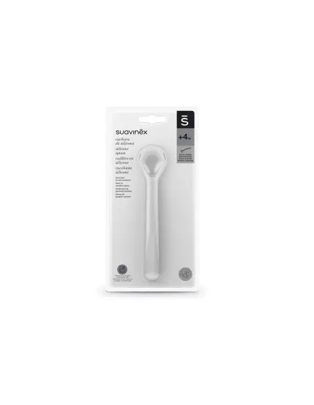 Suavinex silicone spoon 4m+ White — photo 4