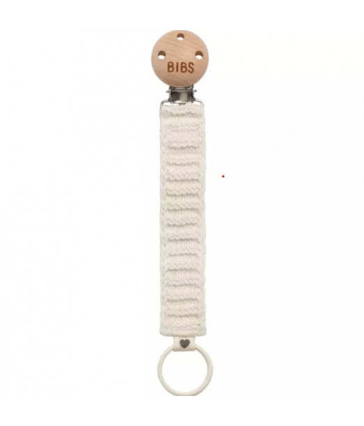 BIBS Attache-Sucette Tressée Baby Ivory Sucettes - BIBS Maroc