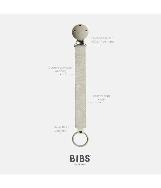 Bibs Attache-sucette Ruban - Sand Sucettes - BIBS Maroc 2