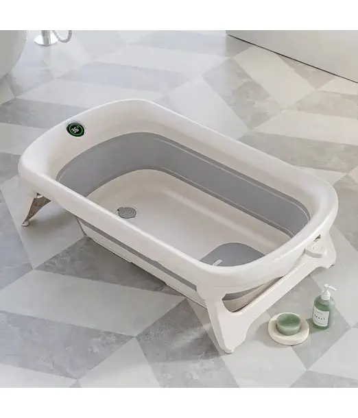 Baignoire pliable et compacte avec thermomètre digital intégré