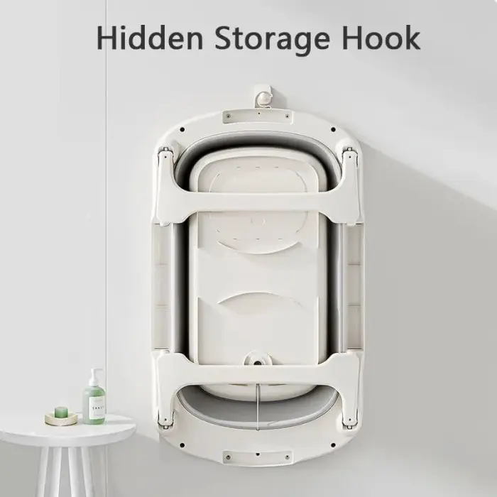 Baignoire pliable et compacte avec thermomètre digital intégré