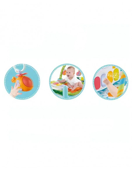 Tapis D'Éveil Musical Avec Piano Kids Melody 0m+ Tapis d'éveil 