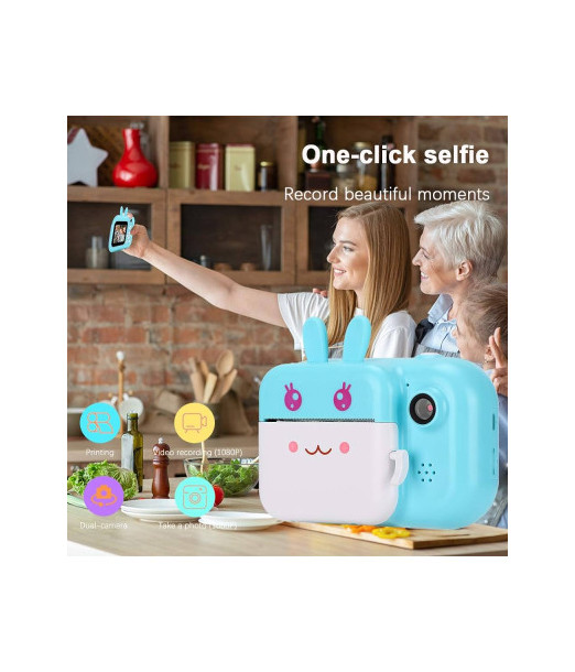 Appareil photo numérique pour enfants avec imprimante Print cam - Cerf Bleu au Maroc - Baby And Mom 2