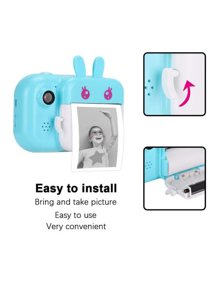 Appareil photo numérique pour enfants avec imprimante Print cam - Cerf Bleu dans Jeux éducatifs chez Baby And Mom Maroc