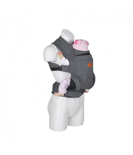 MS Innovaciones Porte-bébé Kowari Gris Echarpe de Portage /