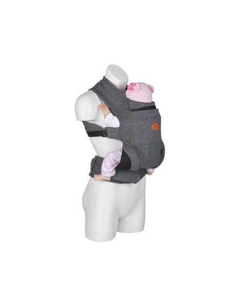 MS Innovaciones Porte-bébé Kowari Gris Echarpe de Portage /