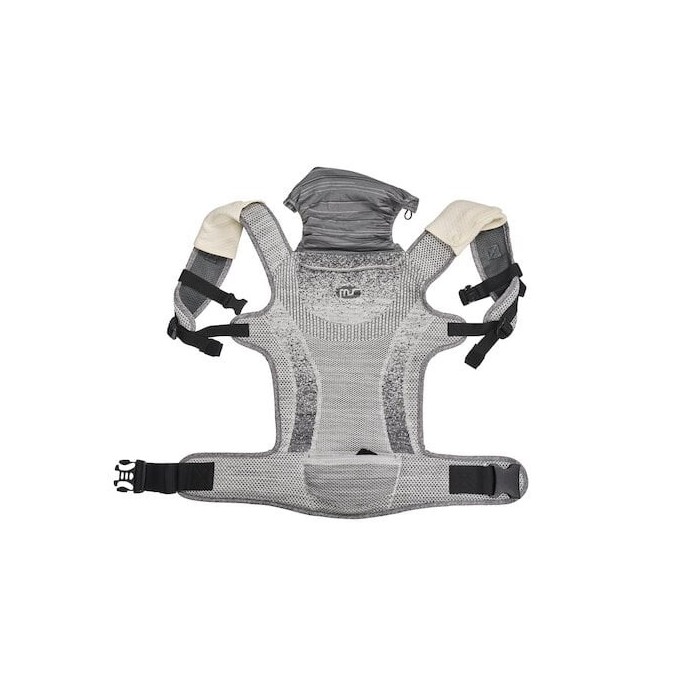 MS Innovaciones Porte-bébé Kanguro Gris Echarpe de Portage /