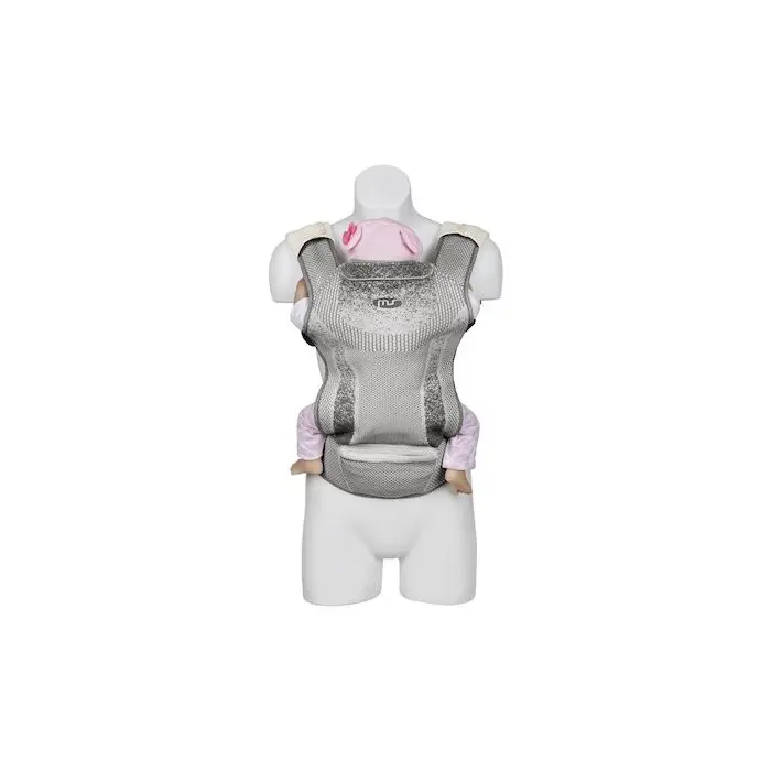 MS Innovaciones Porte-bébé Kanguro Gris Echarpe de Portage /