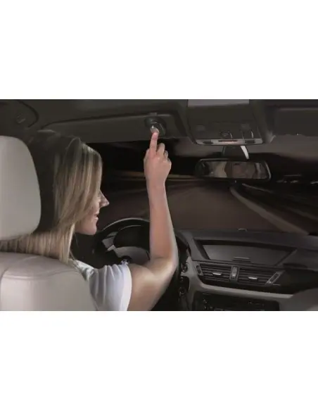 MS Innovaciones Miroir Rétroviseur 360° avec Lumière Led