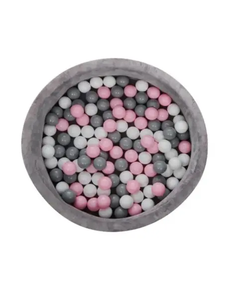 MS Innovaciones Piscine à balles Misti avec balles - Rose Tapis