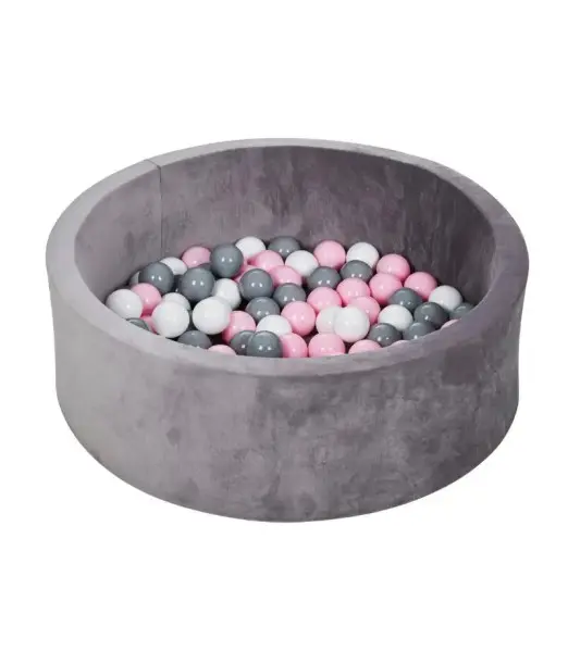 MS Innovaciones Piscine à balles Misti avec balles - Rose Tapis
