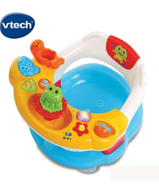 Vtech Super Siège de Bain 6mois+ Interactif 2en1 Jouet de bain 2