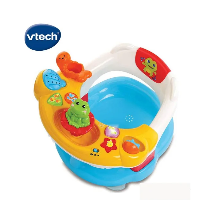 Vtech Super Siège de Bain 6mois+ Interactif 2en1 Jouet de bain 