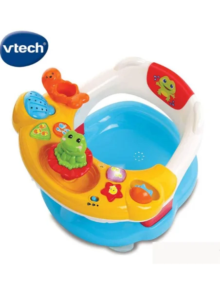 Vtech Super Siège de Bain 6mois+ Interactif 2en1 Jouet de bain 