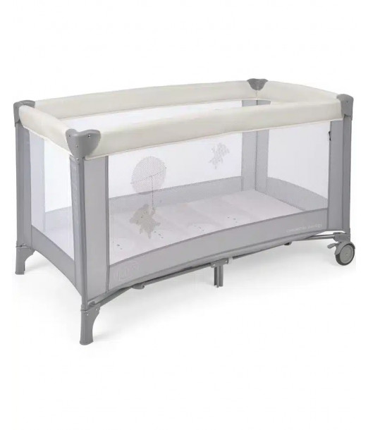 MS Innovaciones Lit Parapluie Lit de voyage pour bébé Basic dès la naissance – Beige/Gris au Maroc - Baby