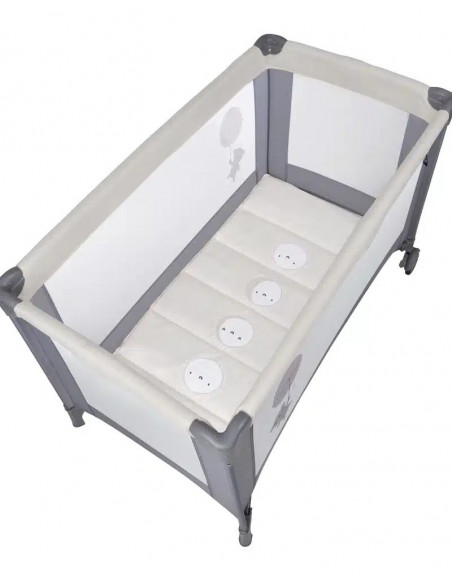 MS Innovaciones Lit Parapluie Lit de voyage pour bébé Basic dès la naissance – Beige/Gris dans Lit Parapluie / Parc chez Baby And Mom Maroc