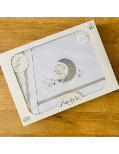 Parure de lit - Coffret Draps 3 pièces 100% Coton Linge de lit 