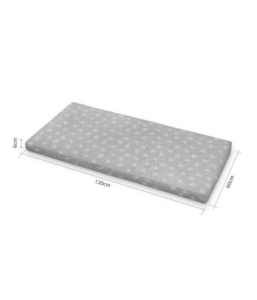 MS Innovaciones folding mattress for travel crib — grey 2