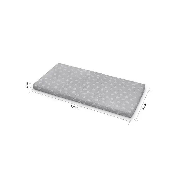 MS Innovaciones Matelas pour lit parapluie - Gris Matelas - MS