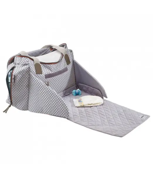 Sac à langer Béaba Sydney II Play Print - Gris 2