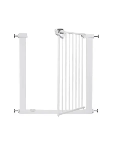 MS Innovaciones safety gate in white without drilling with door + extensions 75 to 85 cm — photo 2