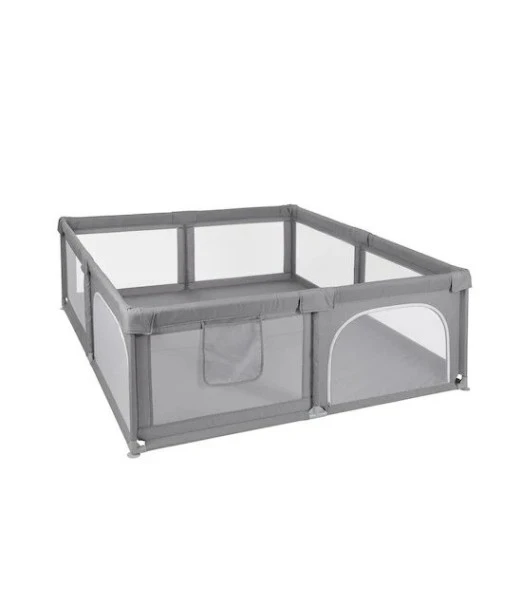 MS Innovaciones extra-large grey playpen 180x200 cm