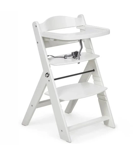 MS Innovaciones adjustable wooden high chair from 6 to 10 years - White