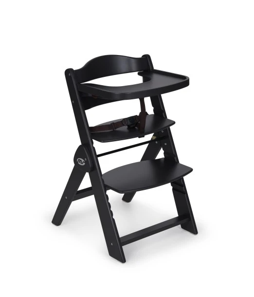 MS Innovaciones adjustable wooden high chair from 6 to 10 years - Black