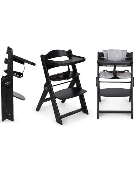 MS Innovaciones adjustable wooden high chair from 6 to 10 years - Black — photo 4