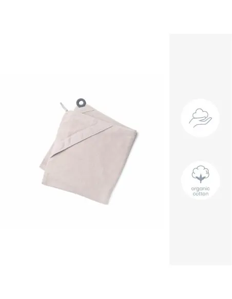 Doomoo hooded towel XL with teething ring Dry'n Play from 0 to 6 years - beige — photo 6