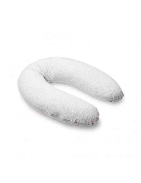 Doomoo Coussin de Grossesse et d'allaitement Buddy Chiné White dans Coussin d'allaitement chez Baby And Mom Maroc
