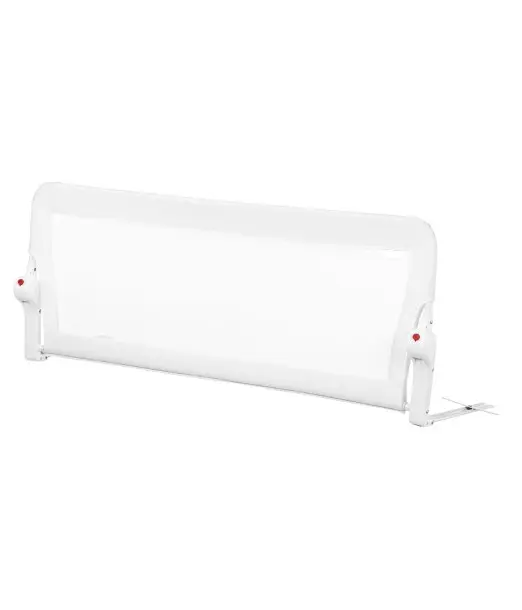 Barrière de Lit 180° Pliable 120 x 48,50 cm - Blanc Univers