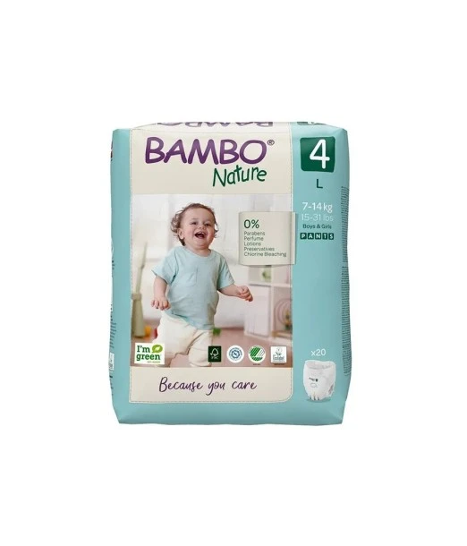 Bambo Nature training pants diapers Size 4 (7-14kg)