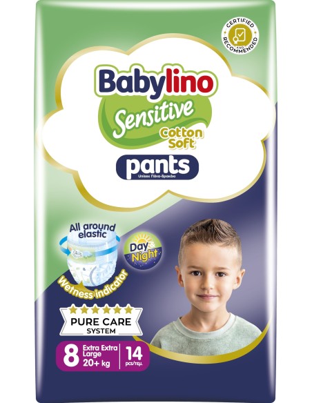 Babylino Couches-Culottes Taille 8 (20kg+) 14unités Couches de