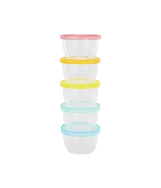 Badabulle Badabowls Maxi Portions storage pots 5x250ml 2