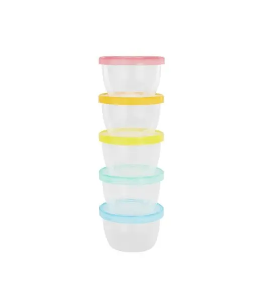 Badabulle Pots de Conservation Badabowls Maxi Portions 5x250ml 2