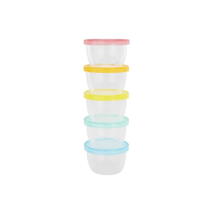 Badabulle Pots de Conservation Badabowls Maxi Portions 5x250ml