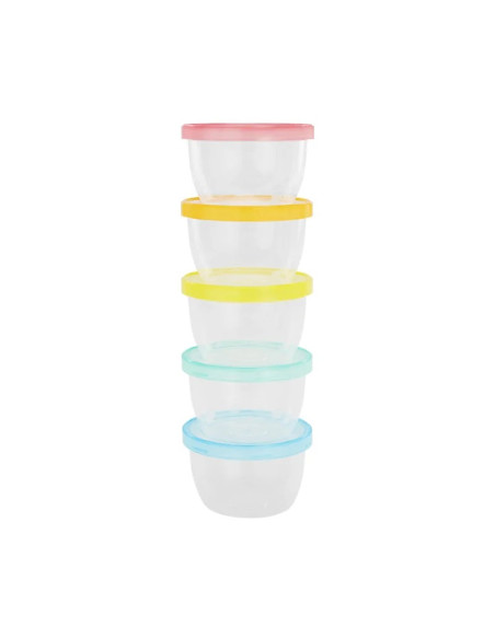 Badabulle Pots de Conservation Badabowls Maxi Portions 5x250ml