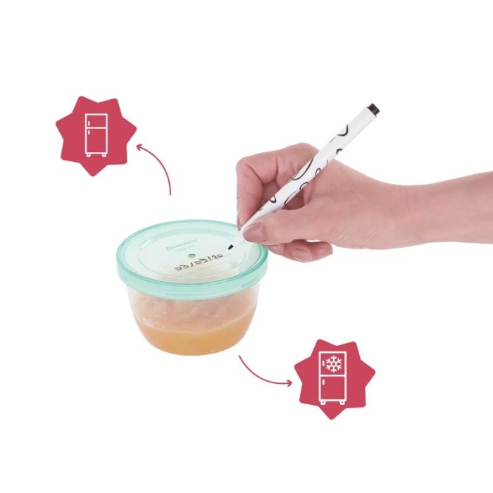 Badabulle Pots de Conservation Badabowls Maxi Portions 5x250ml
