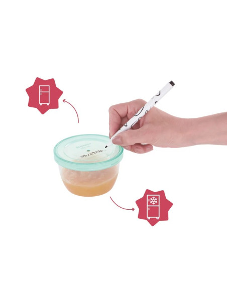 Badabulle Pots de Conservation Badabowls Maxi Portions 5x250ml