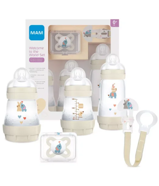 Mam Set cadeau "Welcome to the world" Pack de biberons &