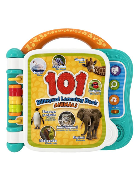 Winfun Livre d'apprentissage bilingue "101 Animaux" 18m+ 0 - 3
