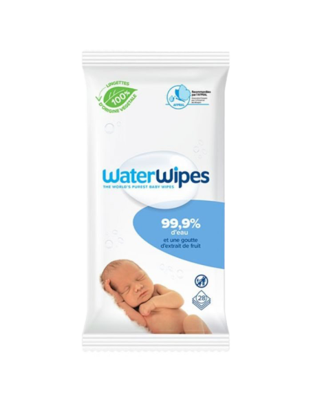 Lingettes WaterWipes Classiques x28